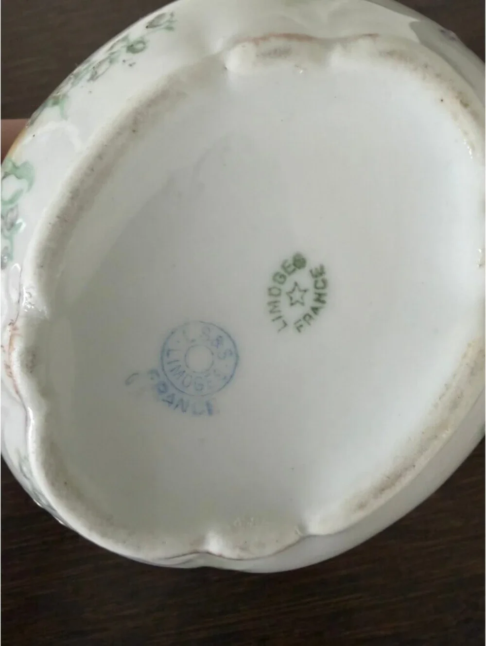 Limoges France Porcelain Lidded Sugar Bowl